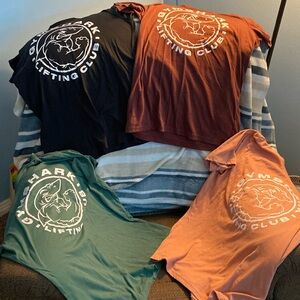 Gymshark Lifting Club shirts (All 4)